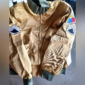 Fury Brad Pitt WWII Style military khaki jacket